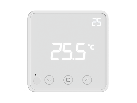 Sensore di temperatura e umidità con display e regolazione del setpoint